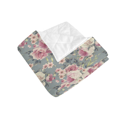 Peony Pattern Print Design PE05 Premium Quilt