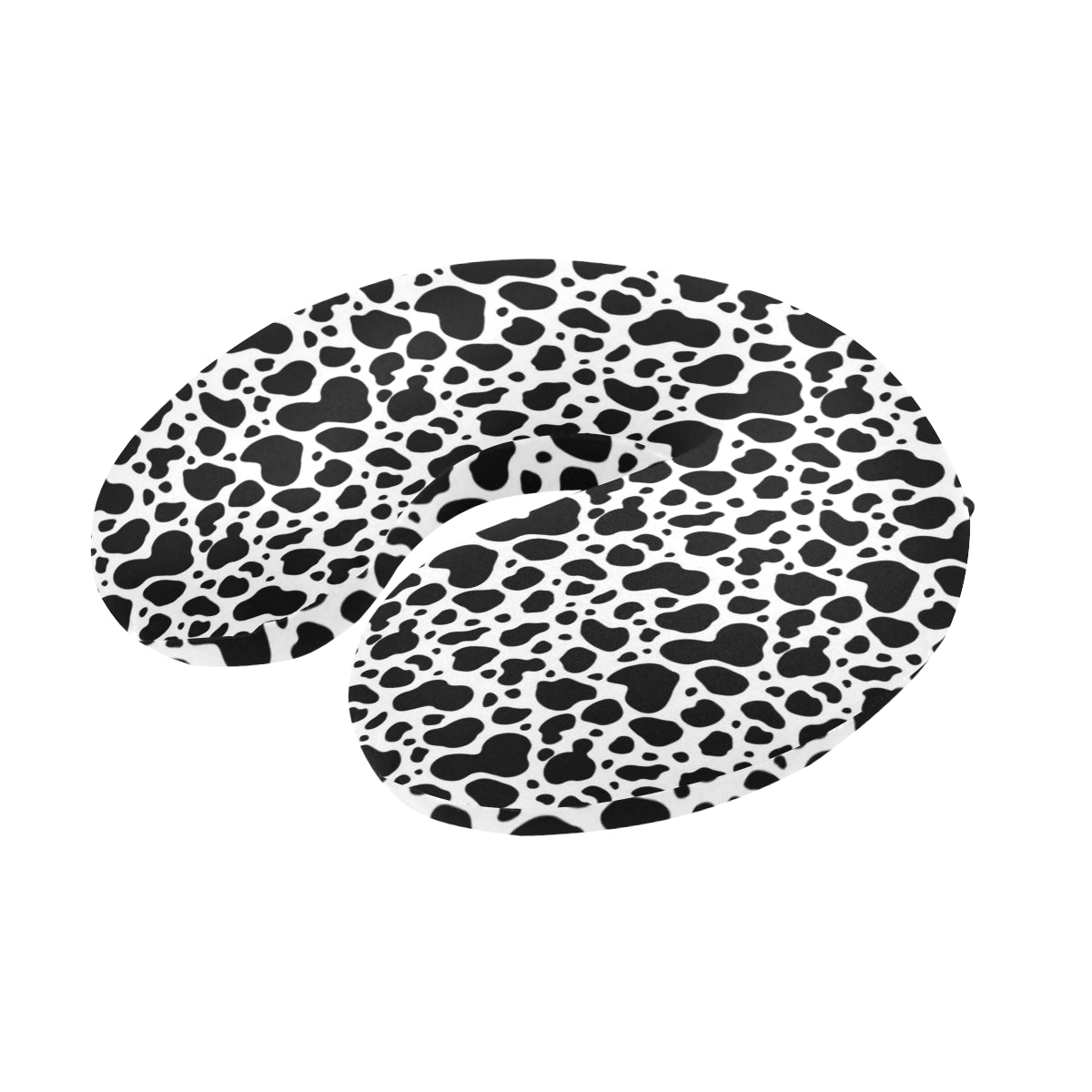 Cow Skin Pattern Print Design 04 U-Shaped Travel Neck Pillow