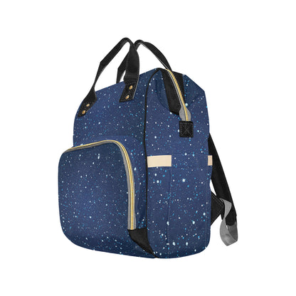Night sky Pattern Print Design A03 Diaper Bag Backpack