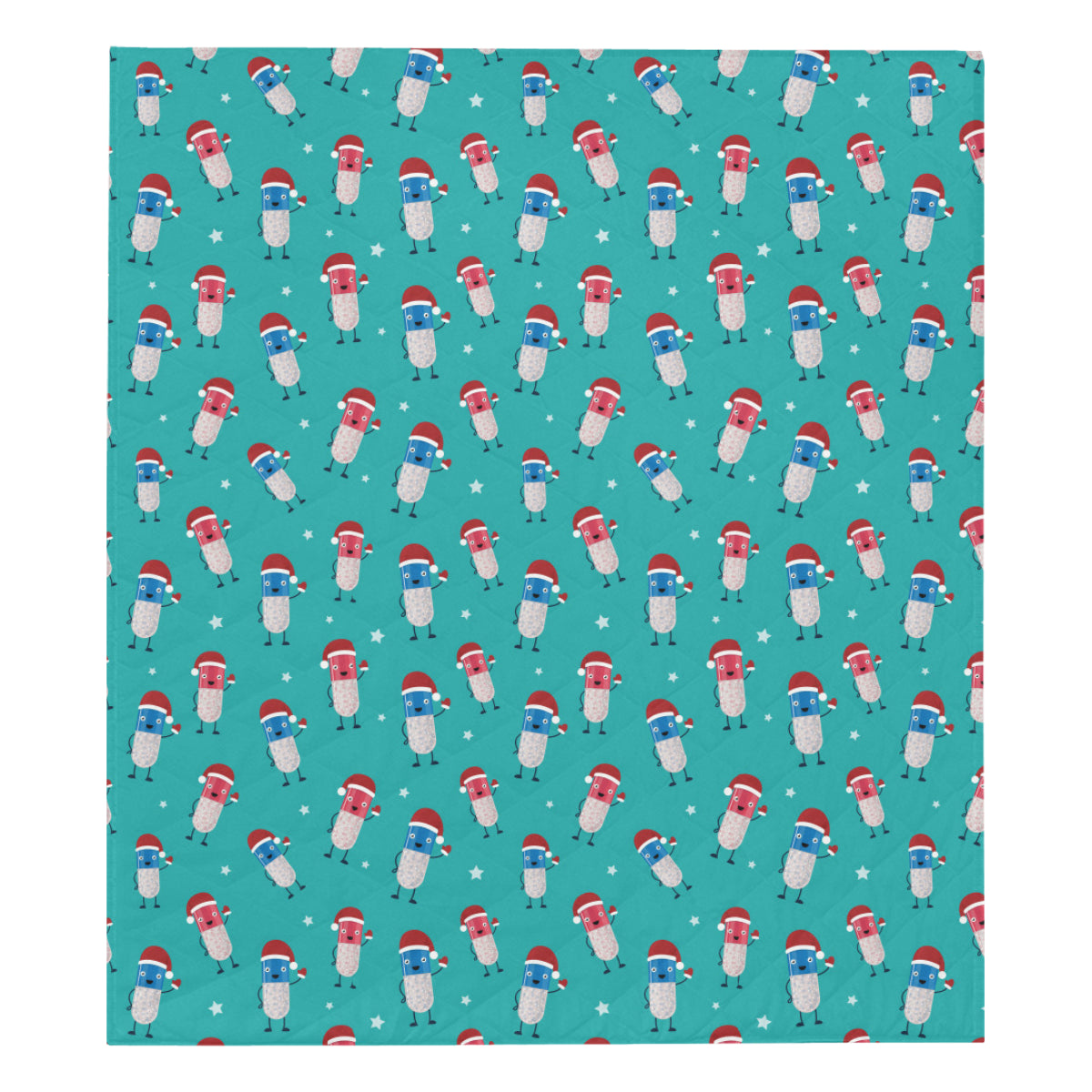 Pill Pattern Print Design A03 Premium Quilt
