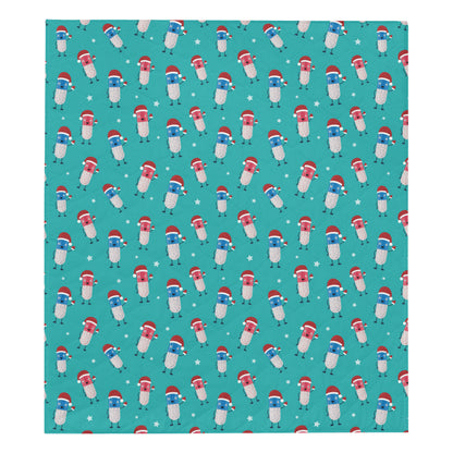 Pill Pattern Print Design A03 Premium Quilt