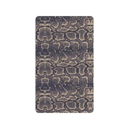 Snake Skin Pattern Print Rubber Doormat