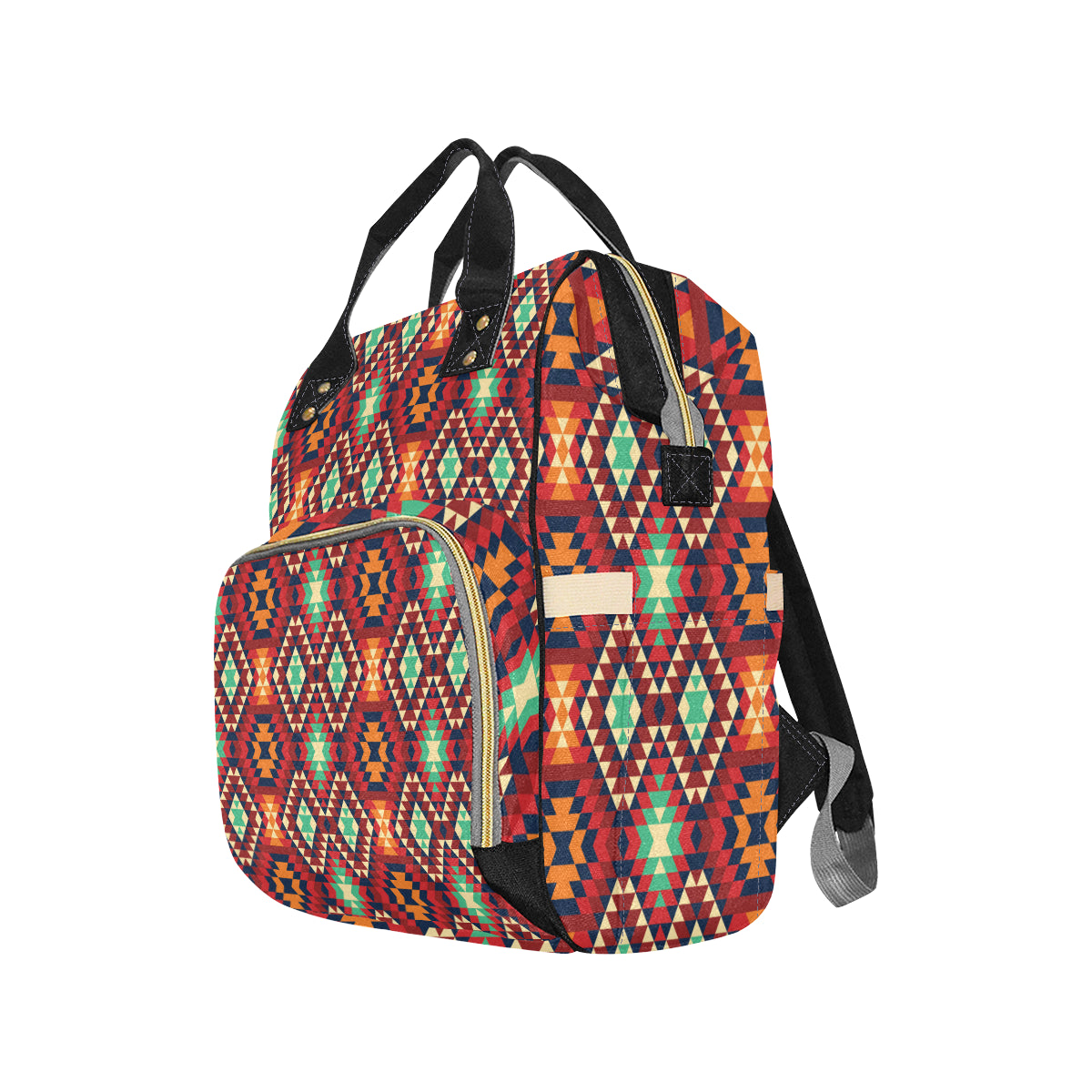 Native Pattern Print Design A07 Diaper Bag Backpack