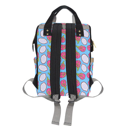 Dragonfruit Pattern Print Design DF04 Diaper Bag Backpack