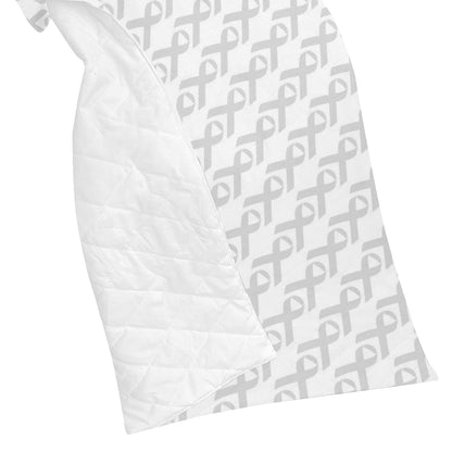 Brain cancer Pattern Print Design 02 Premium Quilt
