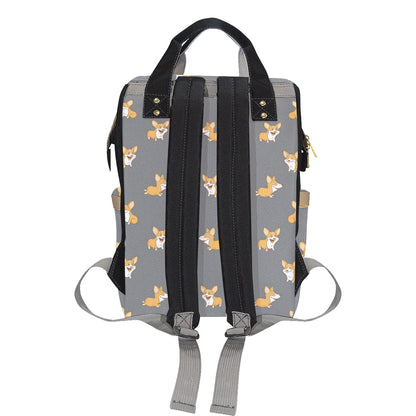 Pembroke Welsh Corgis Pattern Print Design A02 Diaper Bag Backpack