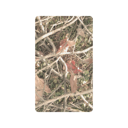 Camouflage Realistic Tree Authumn Print Rubber Doormat