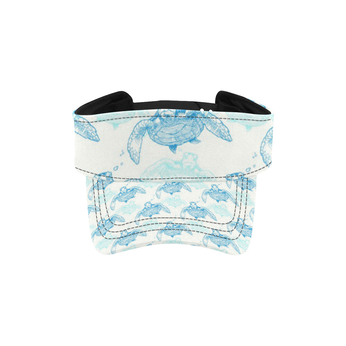 Sea Turtle Pattern Print Design T01 Unisex Sun Visor