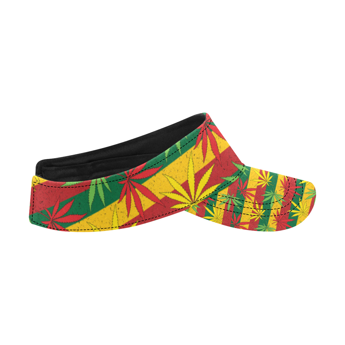 Rasta Pattern Print Design A03 Unisex Sun Visor