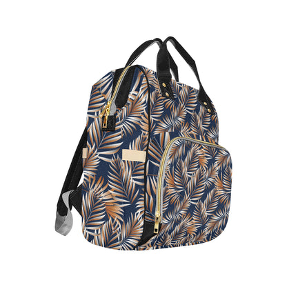 Tropical Flower Pattern Print Design TF07 Diaper Bag Backpack