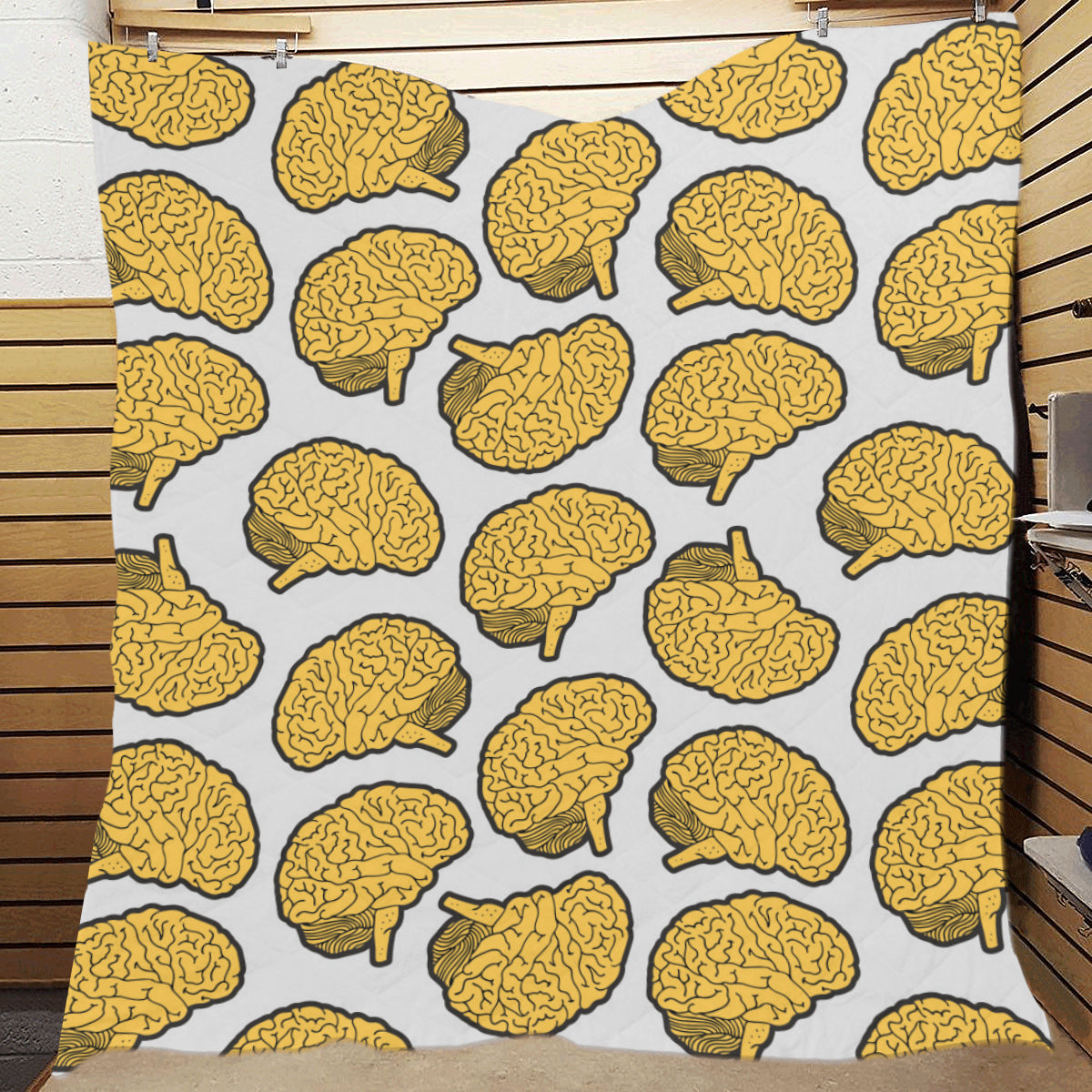 Psychology Pattern Print Design A01 Premium Quilt