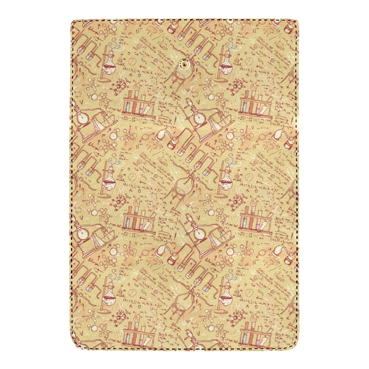 Chemical Pattern Print Design 01 Women's Trifold Wallet