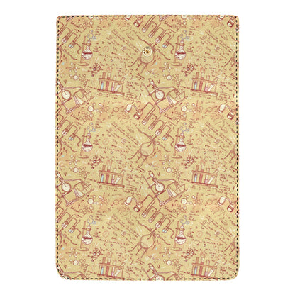 Chemical Pattern Print Design 01 Women's Trifold Wallet