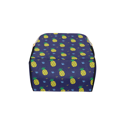 Pineapple Pattern Print Design A01 Diaper Bag Backpack