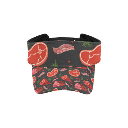 Meat Pattern Print Design 03 Unisex Sun Visor