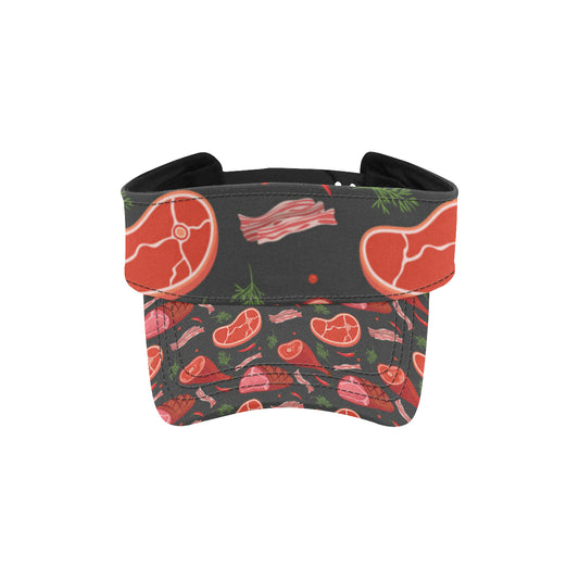 Meat Pattern Print Design 03 Unisex Sun Visor