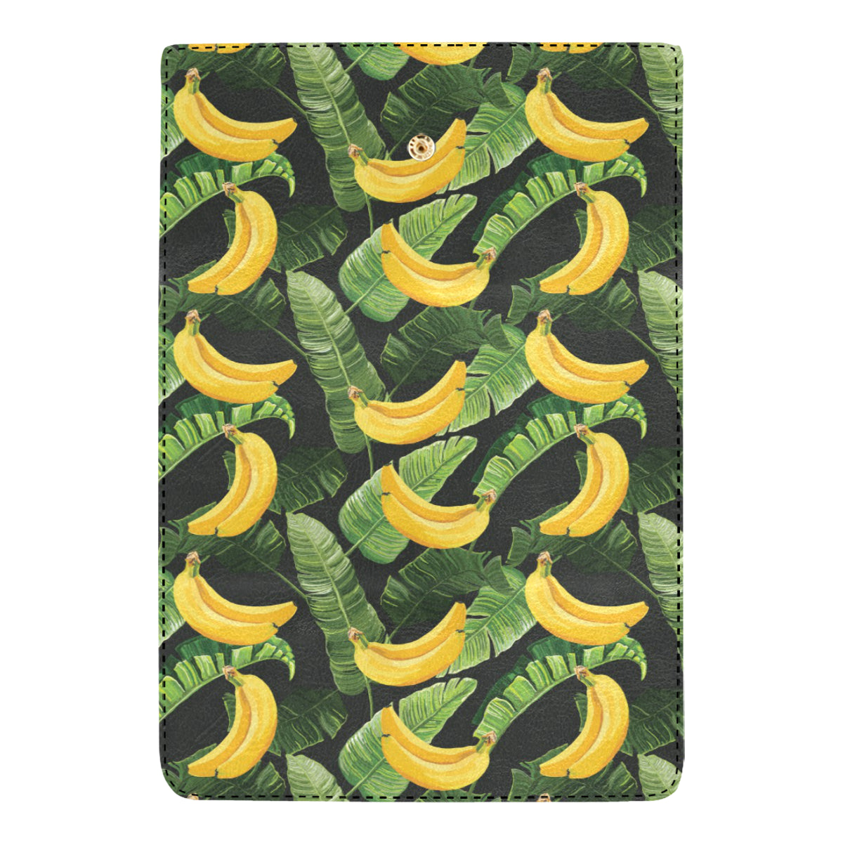 Banana Pattern Print Design BA01 Women's Trifold Wallet