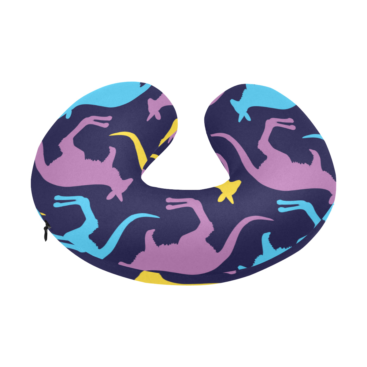 Kangaroos Pattern Print Design 02 U-Shaped Travel Neck Pillow