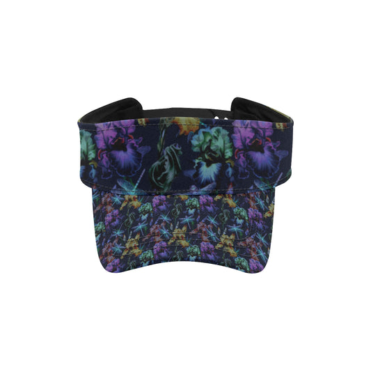 Dragonfly With Floral Print Pattern Unisex Sun Visor