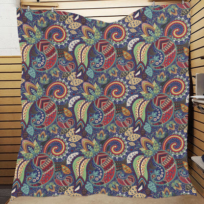 Paisley Boho Pattern Print Design A03 Premium Quilt