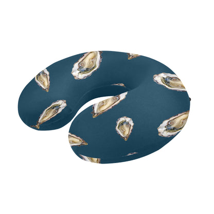Oyster Pattern Print Design 03 U-Shaped Travel Neck Pillow