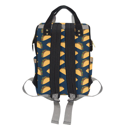 Taco Pattern Print Design TC04 Diaper Bag Backpack
