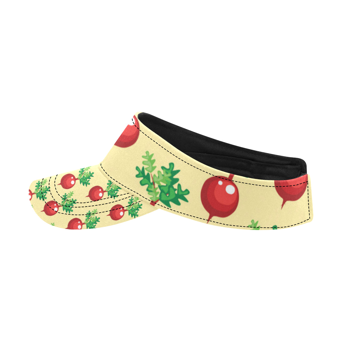Radish Pattern Print Design A02 Unisex Sun Visor