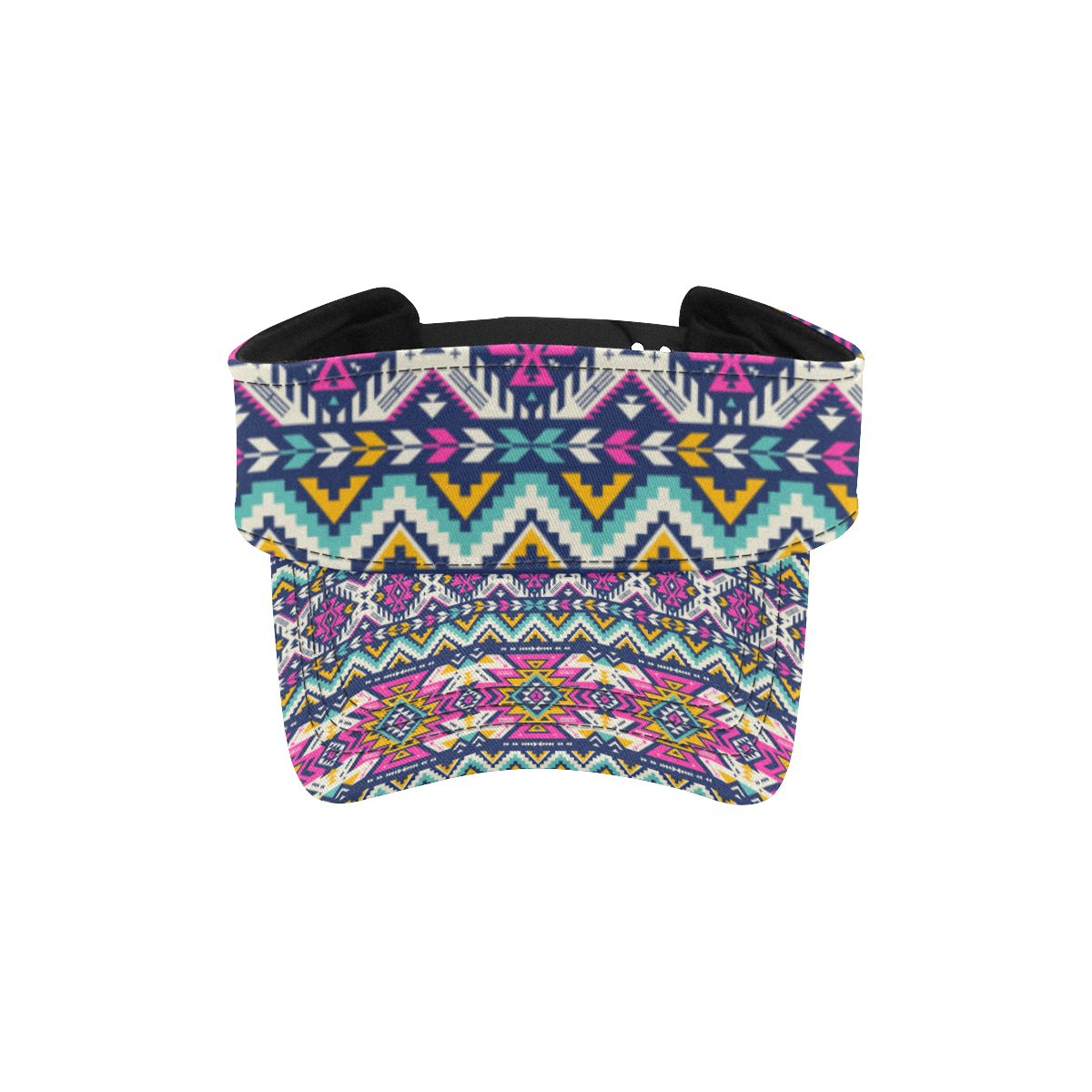 Aztec Pink Geometric Print Pattern Unisex Sun Visor