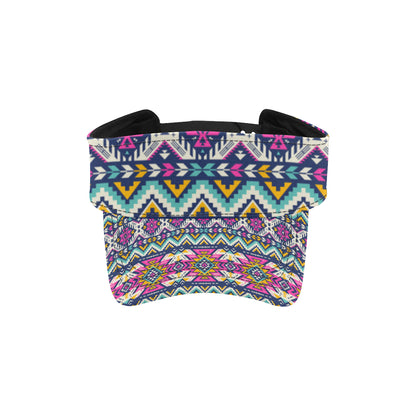 Aztec Pink Geometric Print Pattern Unisex Sun Visor