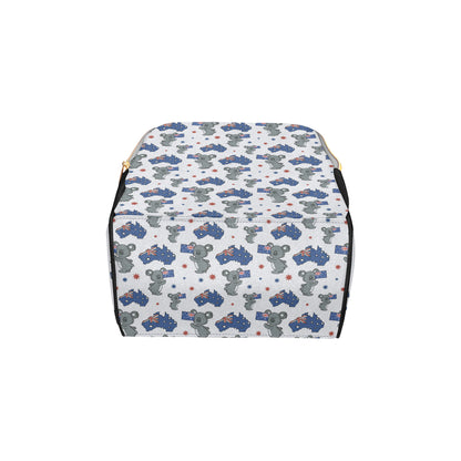 Koala Australia Day Themed Design Diaper Bag Backpack