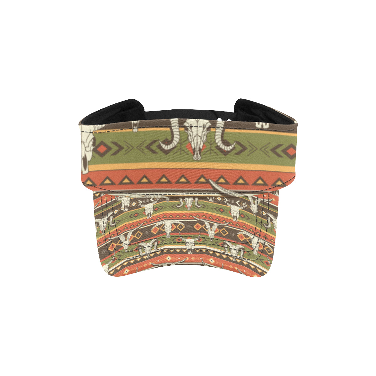 American indian Skull Animal Unisex Sun Visor