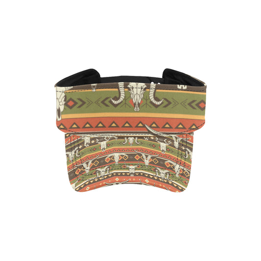 American indian Skull Animal Unisex Sun Visor