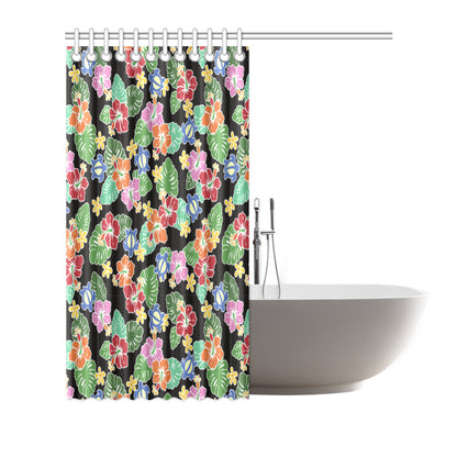 Hawaiian Themed Pattern Print Design H010 Shower Curtain