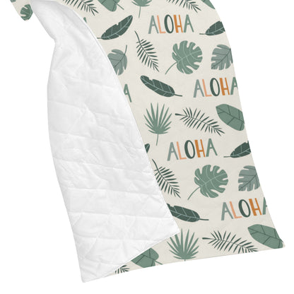 Aloha Hawaii Pattern Print Design 05 Premium Quilt