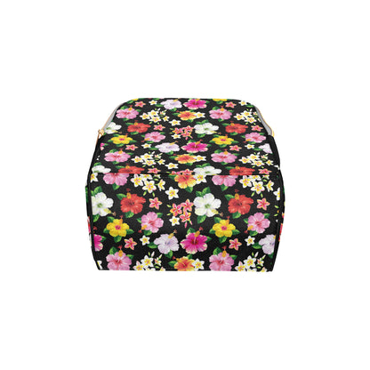 Hibiscus Pattern Print Design HB025 Diaper Bag Backpack
