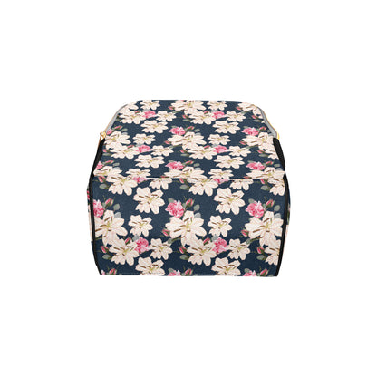 Lily Pattern Print Design LY04 Diaper Bag Backpack