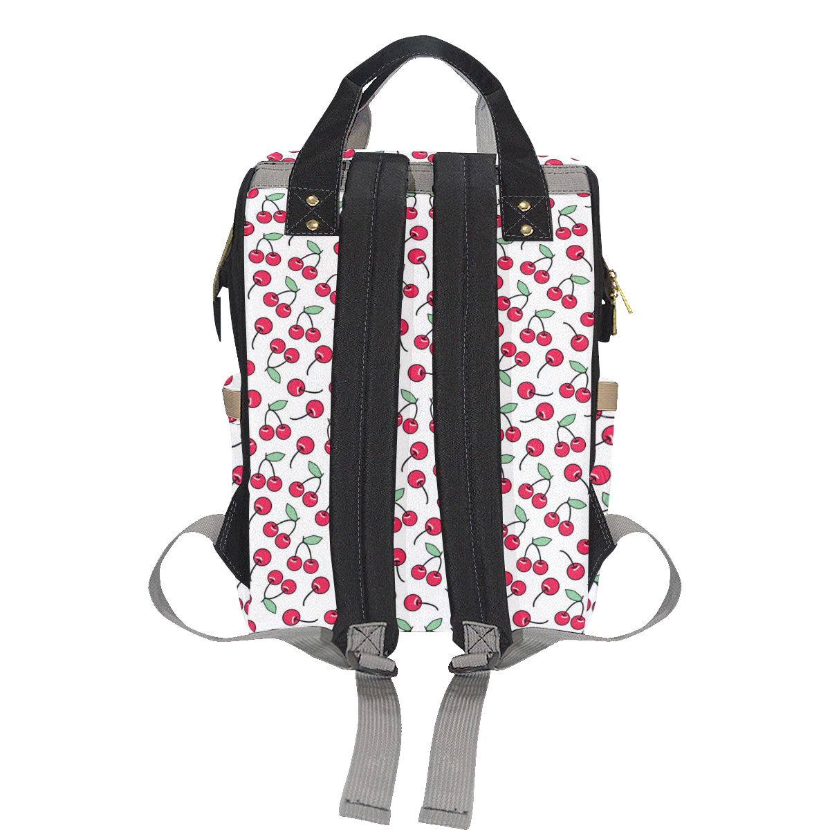 Cherry Pattern Print Design 03 Diaper Bag Backpack