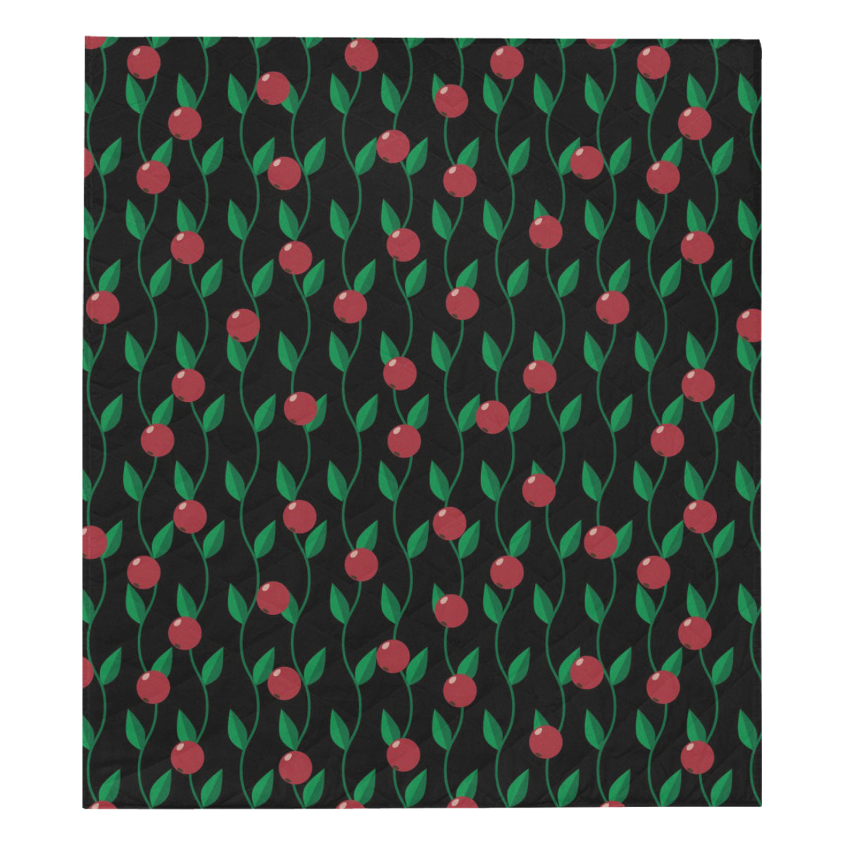 Cranberry Pattern Print Design CB01 Premium Quilt