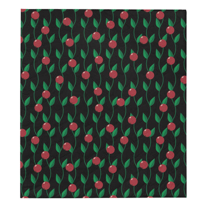 Cranberry Pattern Print Design CB01 Premium Quilt