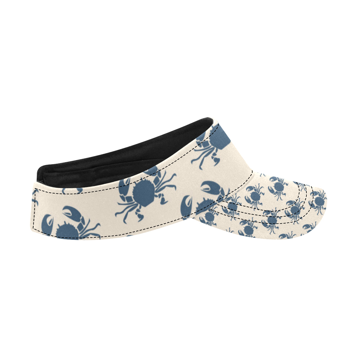 Crab Pattern Print Design 02 Unisex Sun Visor