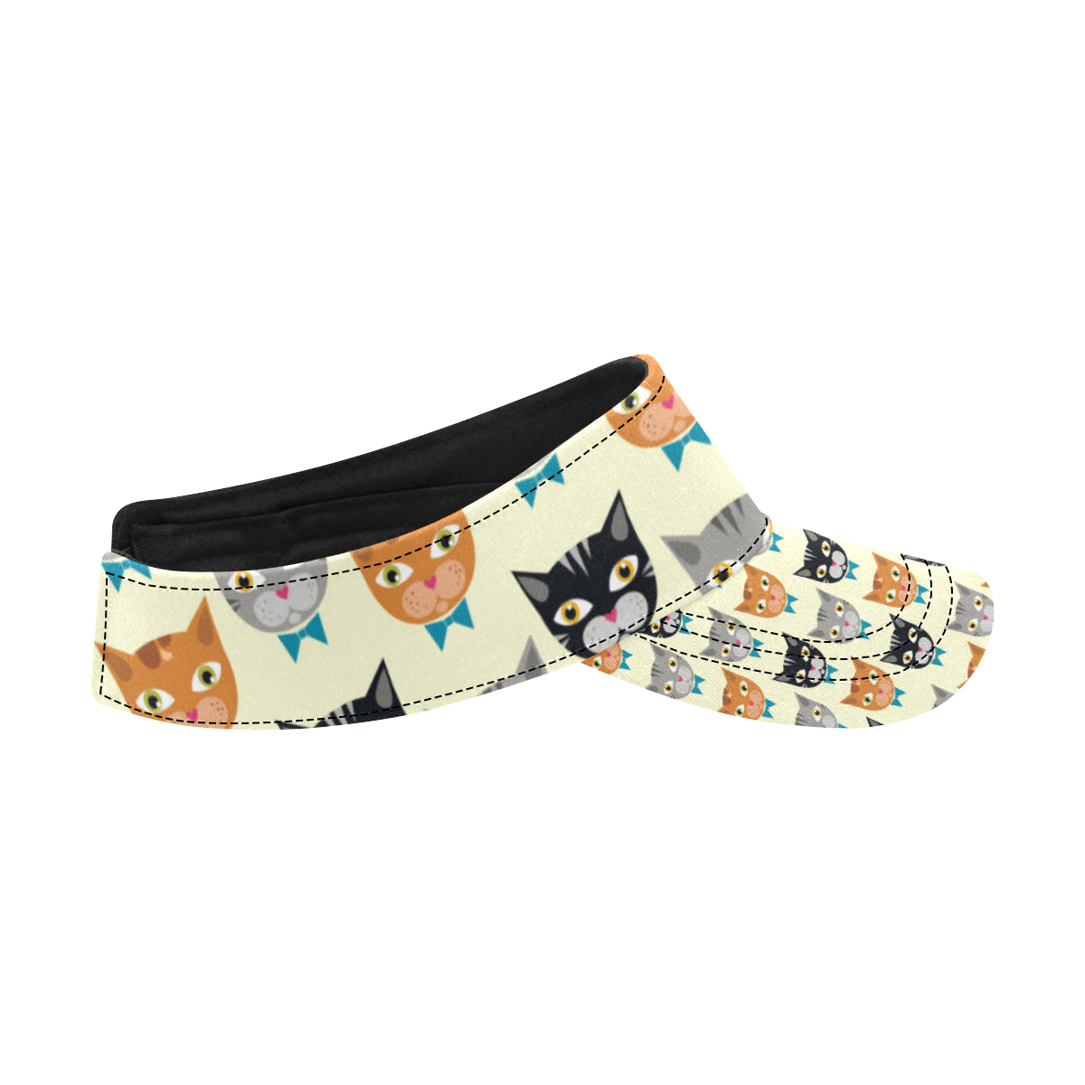 Cat Pattern Print Design 05 Unisex Sun Visor