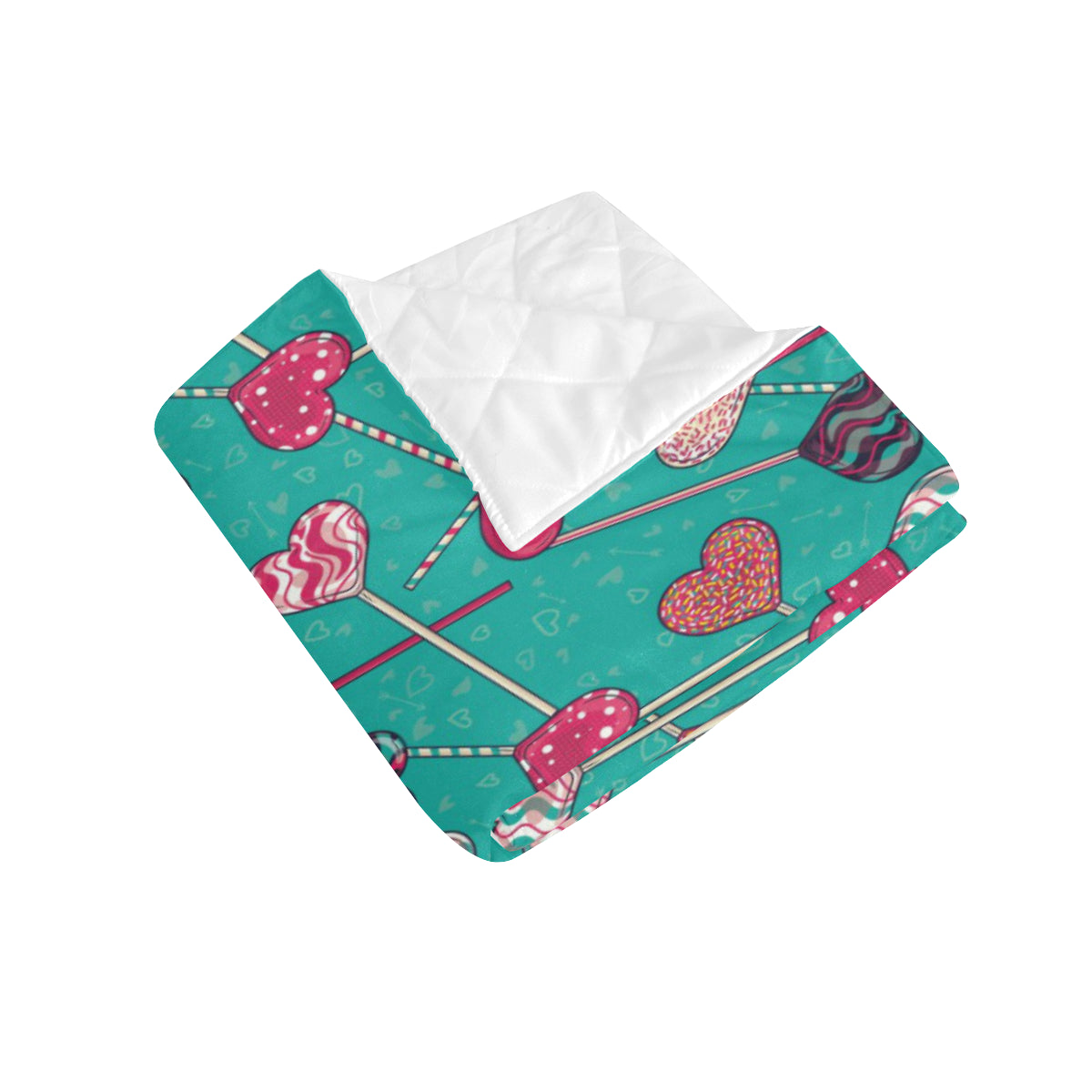 Lollipop Pattern Print Design LL01 Premium Quilt