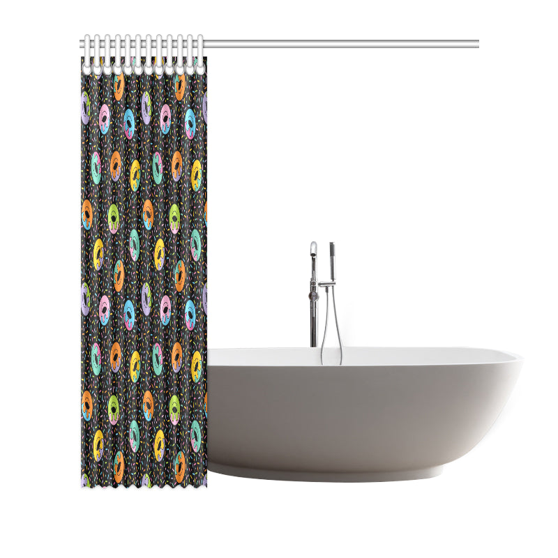 Donut Pattern Print Design DN012 Shower Curtain