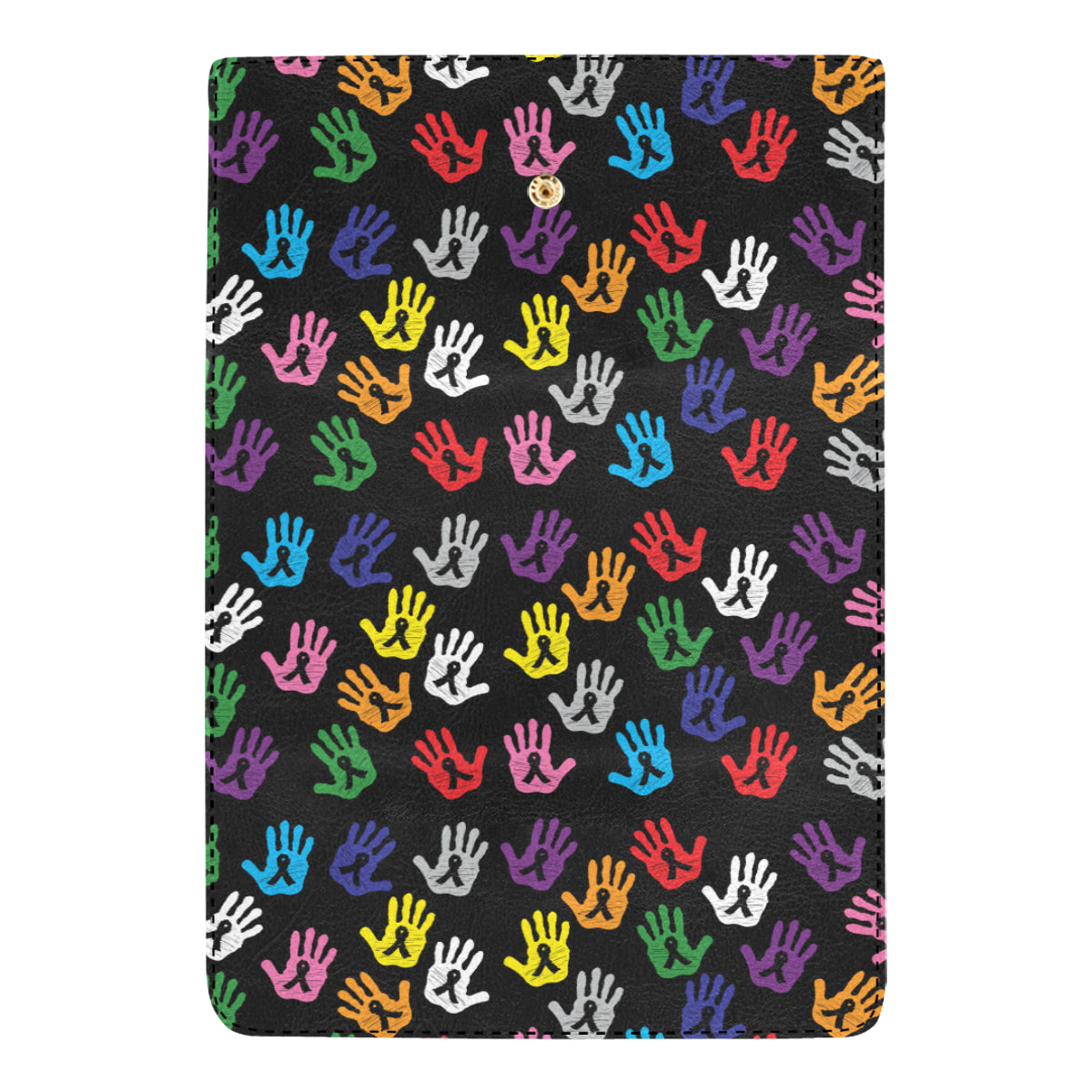 Cancer Awareness Pattern Print Design 04 Women's Trifold Wallet