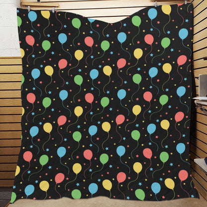 Ballon Colorful Pattern Print Design 04 Premium Quilt