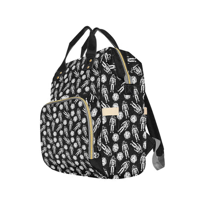 Astronaut Pattern Print Design 03 Diaper Bag Backpack