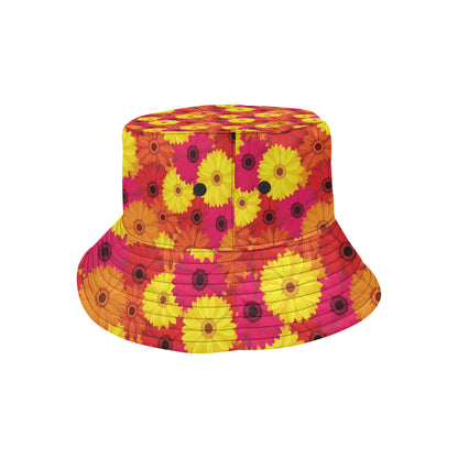 Gerberas Pattern Print Design GB05 Unisex Bucket Hat