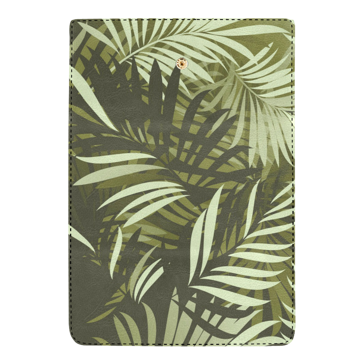 Palm Leaves Pattern Print Design PL05 Women's Trifold Wallet