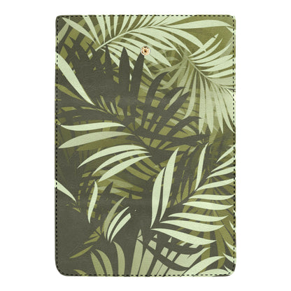 Palm Leaves Pattern Print Design PL05 Women's Trifold Wallet