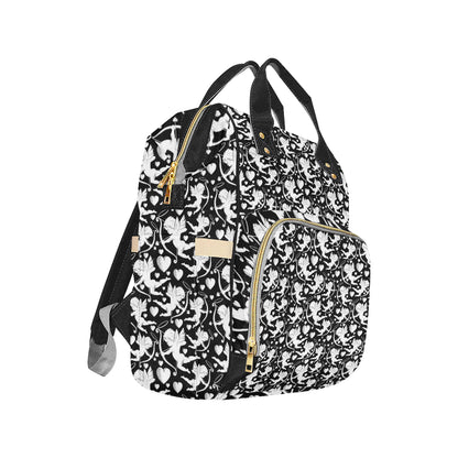 Cupid Pattern Print Design 04 Diaper Bag Backpack